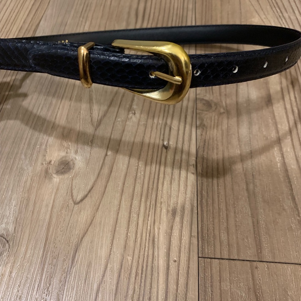 Vintage Snake Skin Belt 29” - Picture 2 of 7